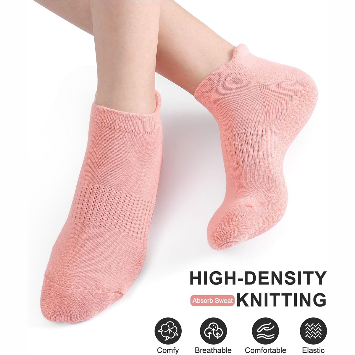 6 пар носков для йоги для женщ – обзор и цена Grip Sock Yoga