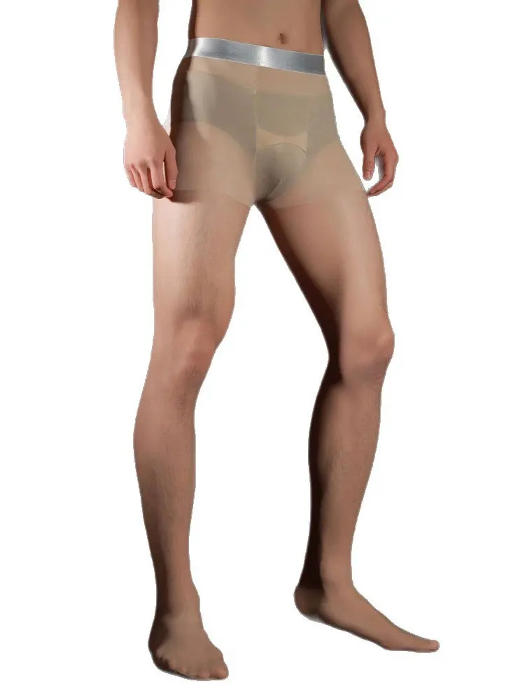 Мужские бесшовные серебристые  – обзор и цена Tights Pantyhose Sheer