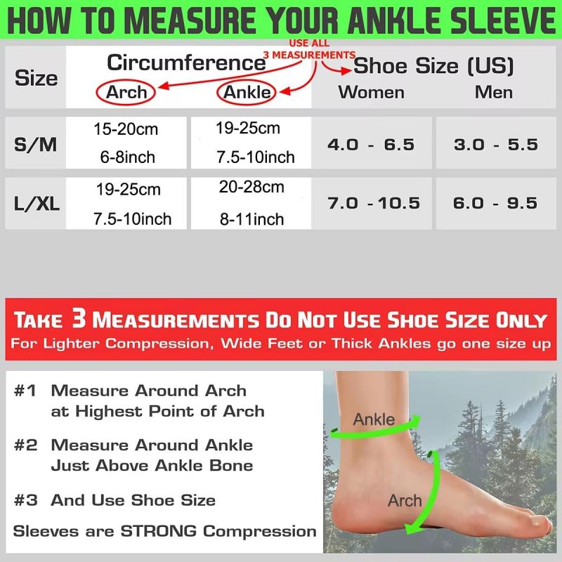 1 пара спортивных бандажей для – обзор и цена Ankle Brace Sock